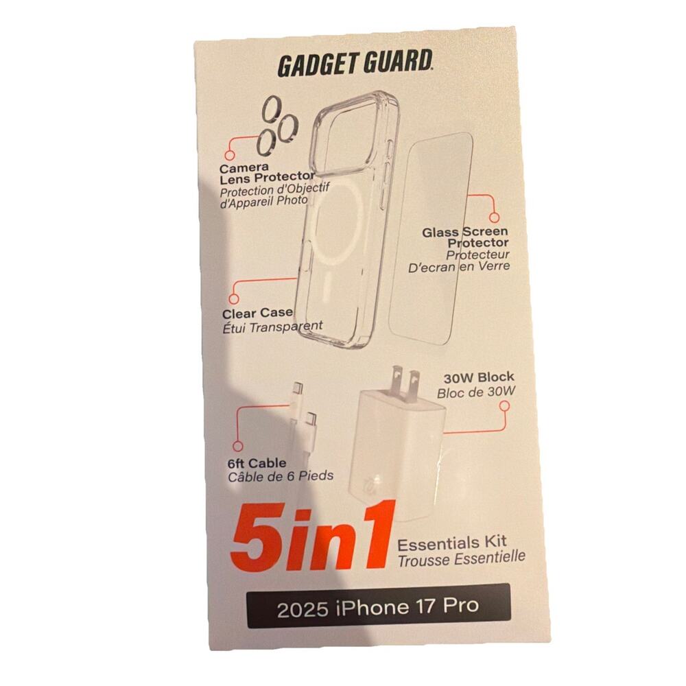 Gadget Guard 5 In 1 2025 iPhone 17 Pro Clear